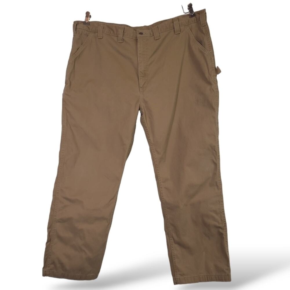 CARHARTT  46 x 32 Relaxed Fit Work Pants Tan / Khaki